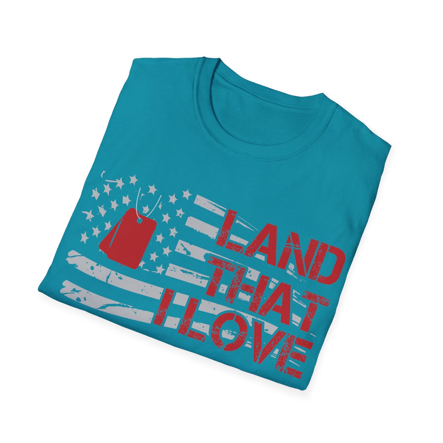 Land That I Love - Mom - Unisex Softstyle T-Shirt