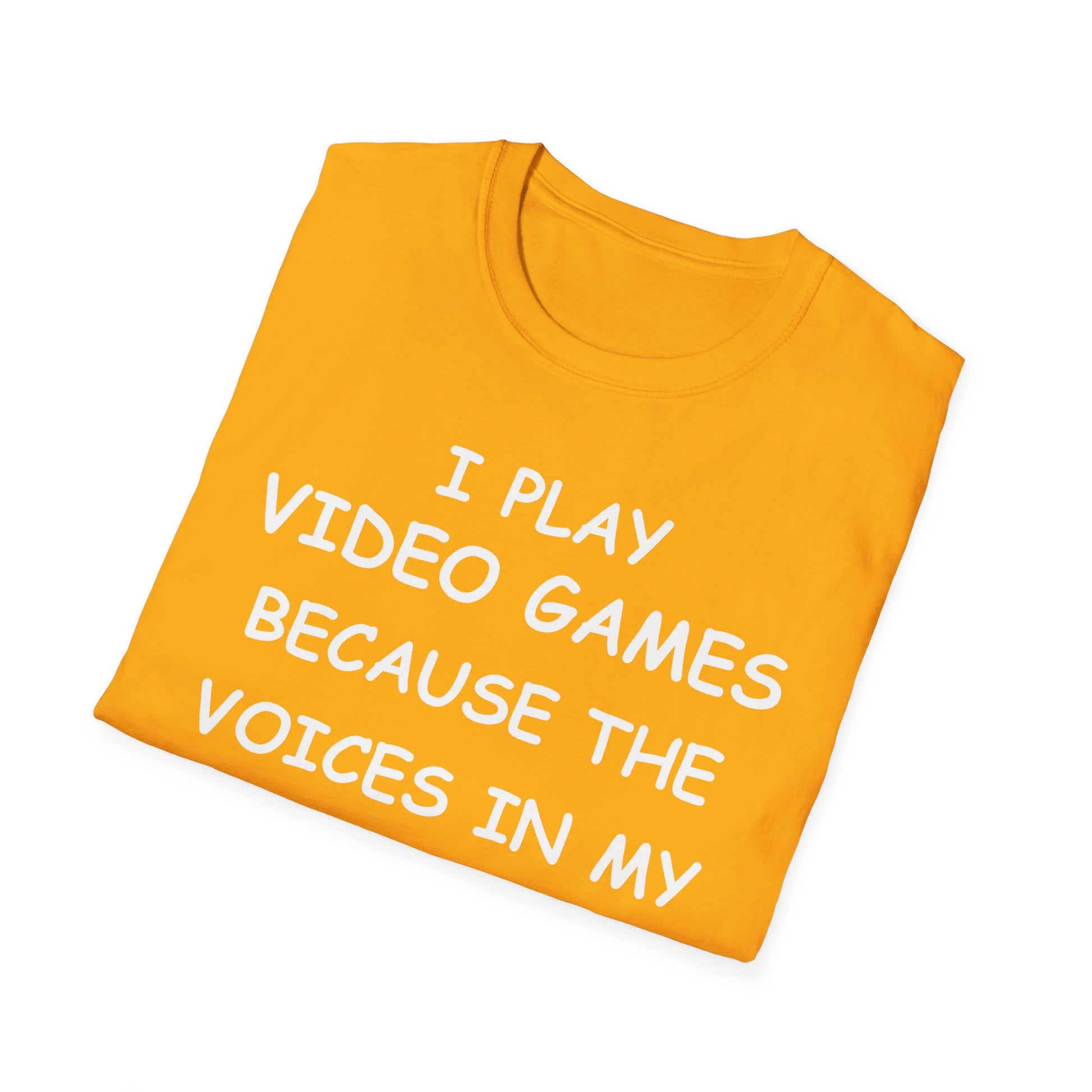 I Play Video Games - White - Unisex Softstyle T-Shirt - Pacific Sky Games