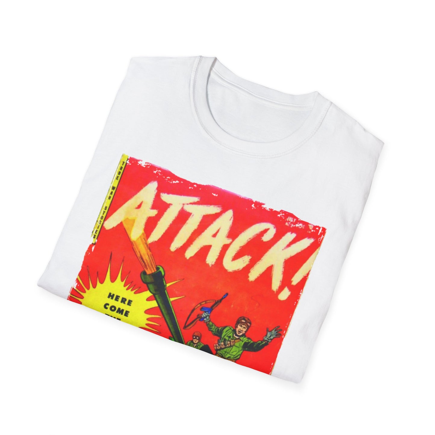 Attack! July 1952 - Unisex Softstyle T-Shirt