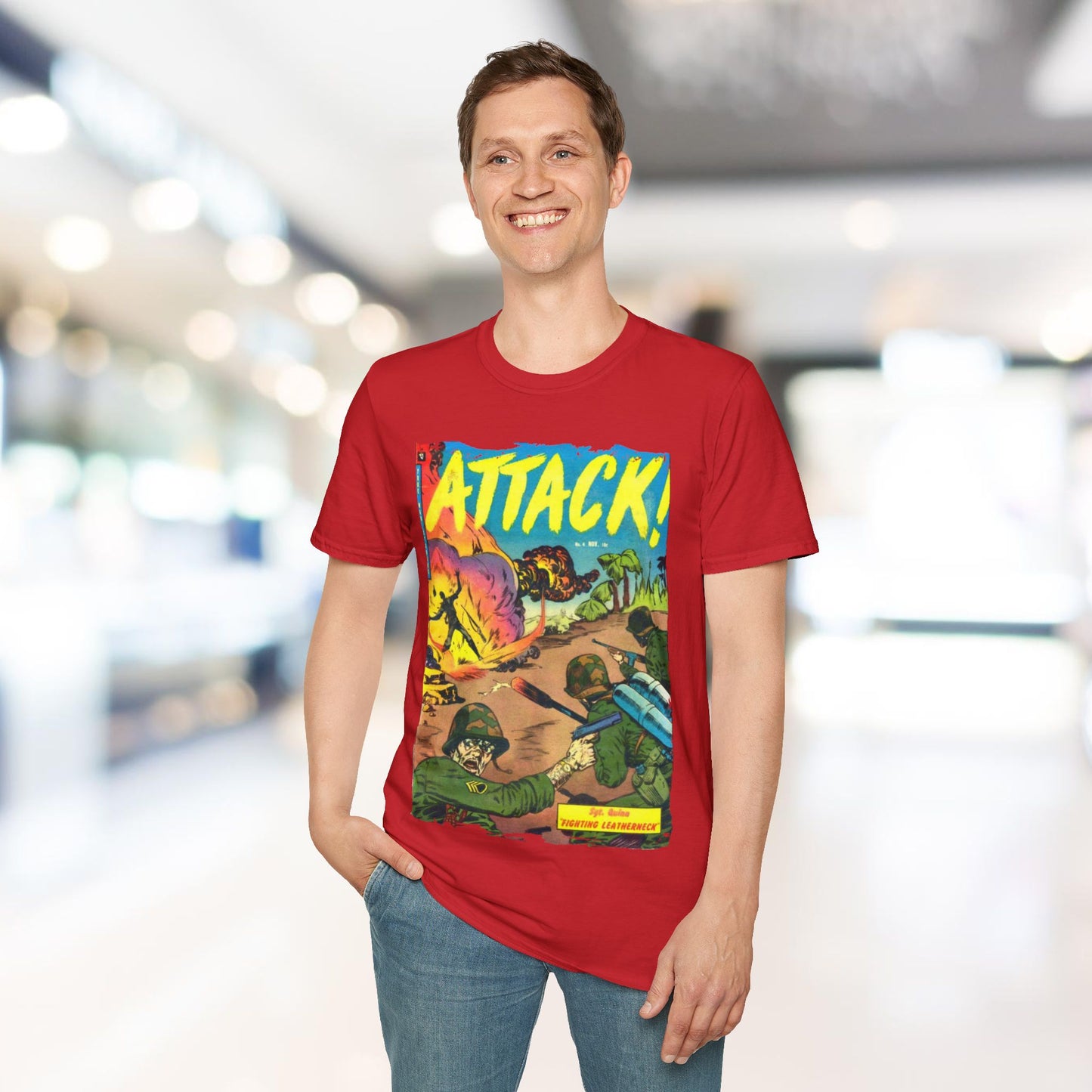 Attack! Nov 1952 - Unisex Softstyle T-Shirt