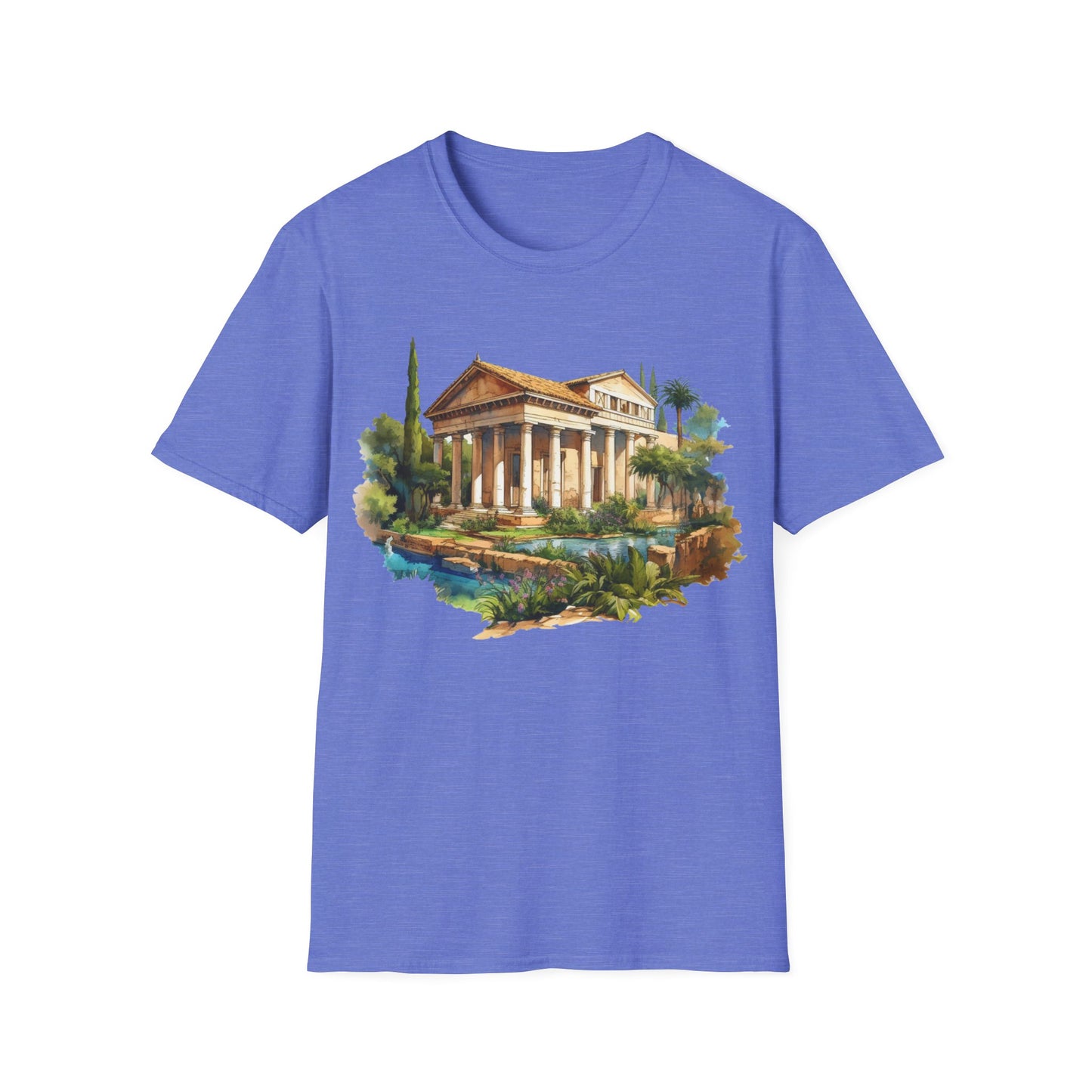 Ancient Bldg 3 - Unisex Softstyle T-Shirt