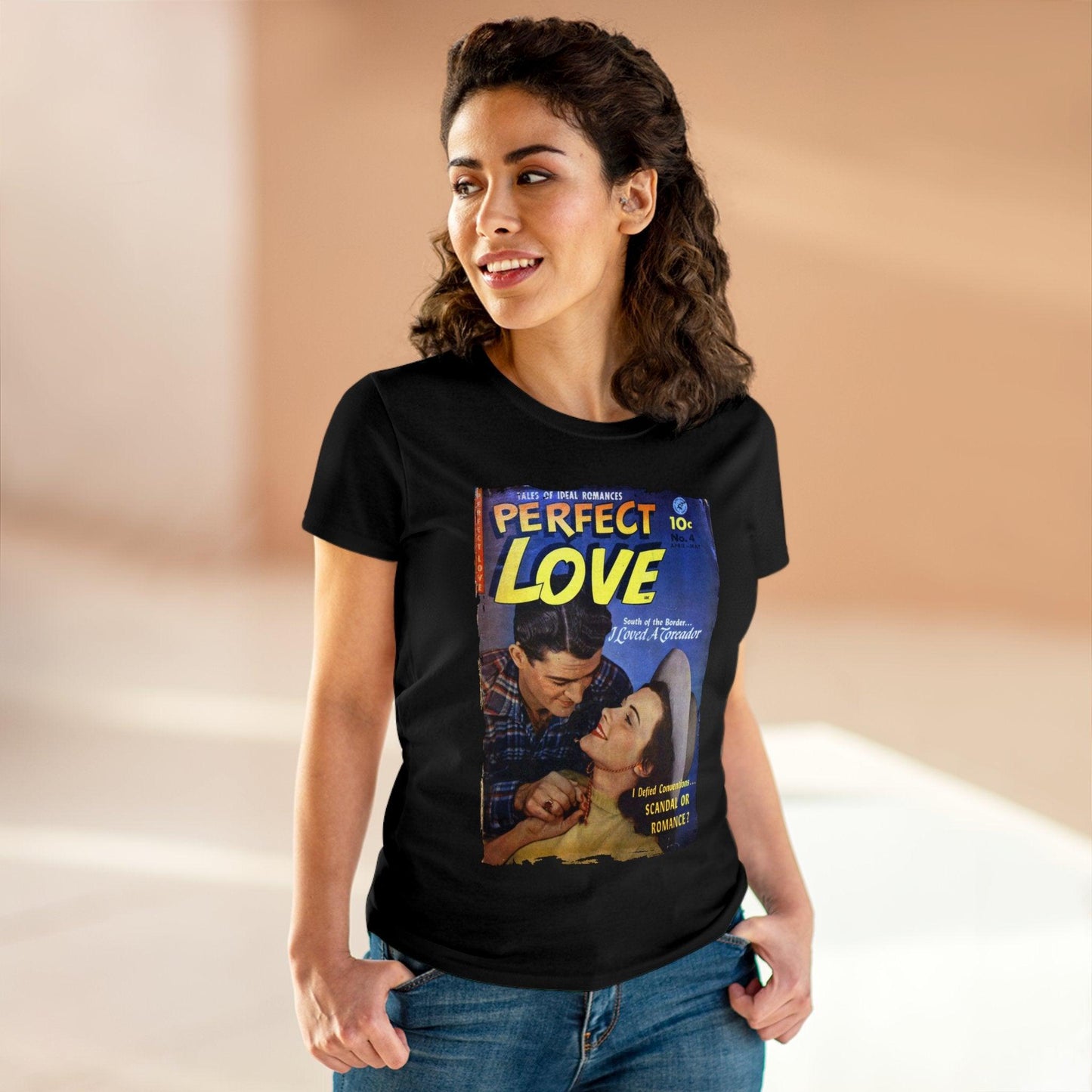 Perfect Love Apr 1952 - Women's Midweight Cotton Tee - Pacific Sky Games