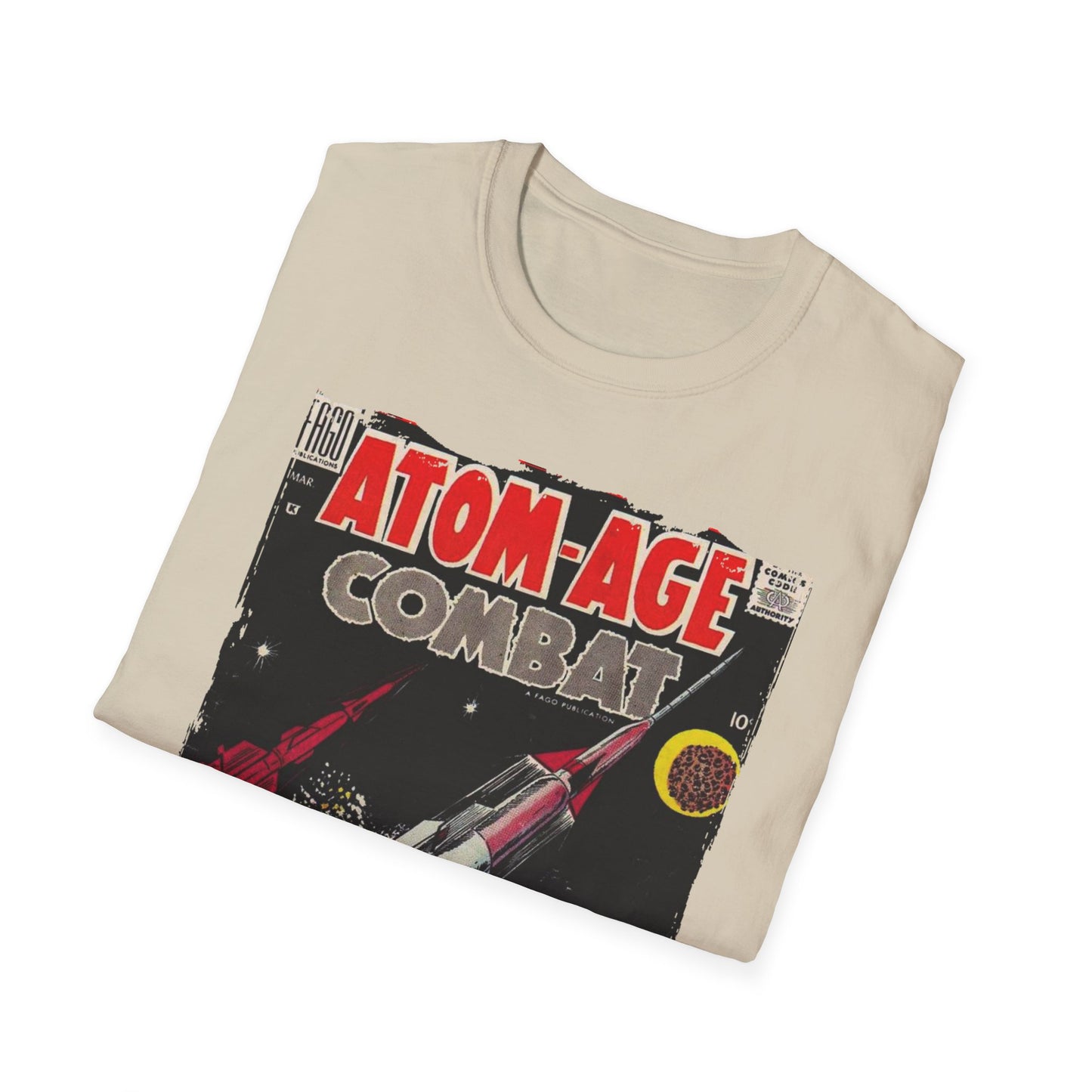 Atom-Age Combat No.3 - Unisex Softstyle T-Shirt