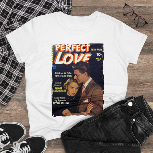 Perfect Love Sept 1952 - Women's Midweight Cotton Tee - Pacific Sky Games