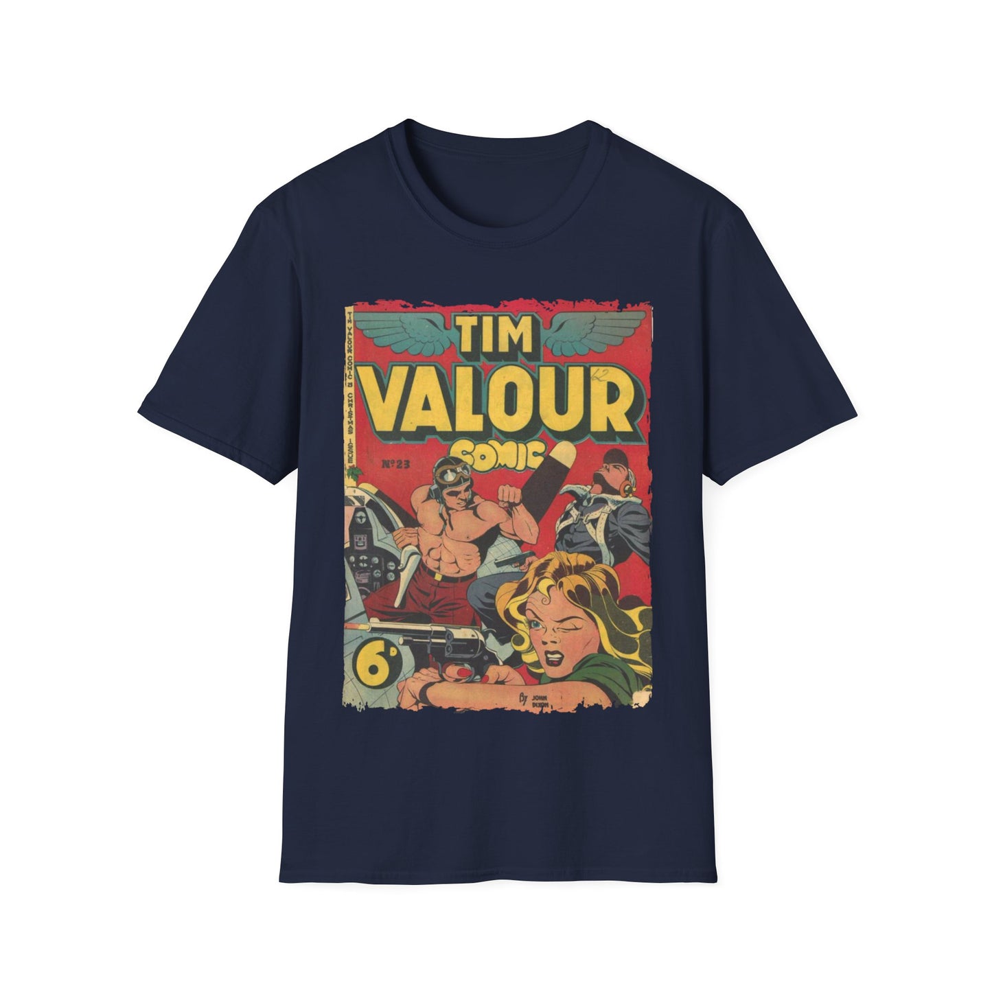 Tim Valour Jun 1957 - Unisex Softstyle T-Shirt