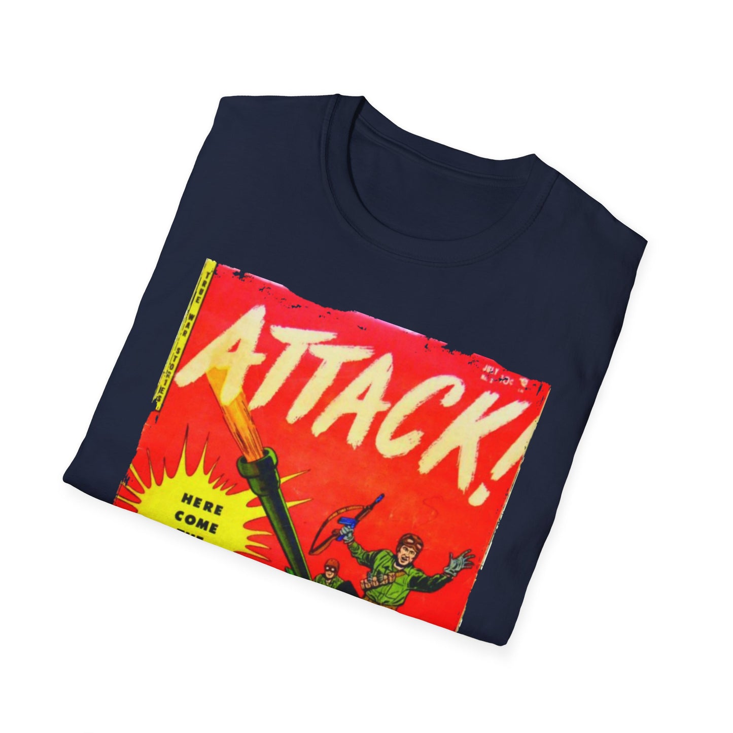 Attack! July 1952 - Unisex Softstyle T-Shirt