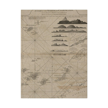 Chart of the Maderas and Canary Islands - Pacific Sky Games