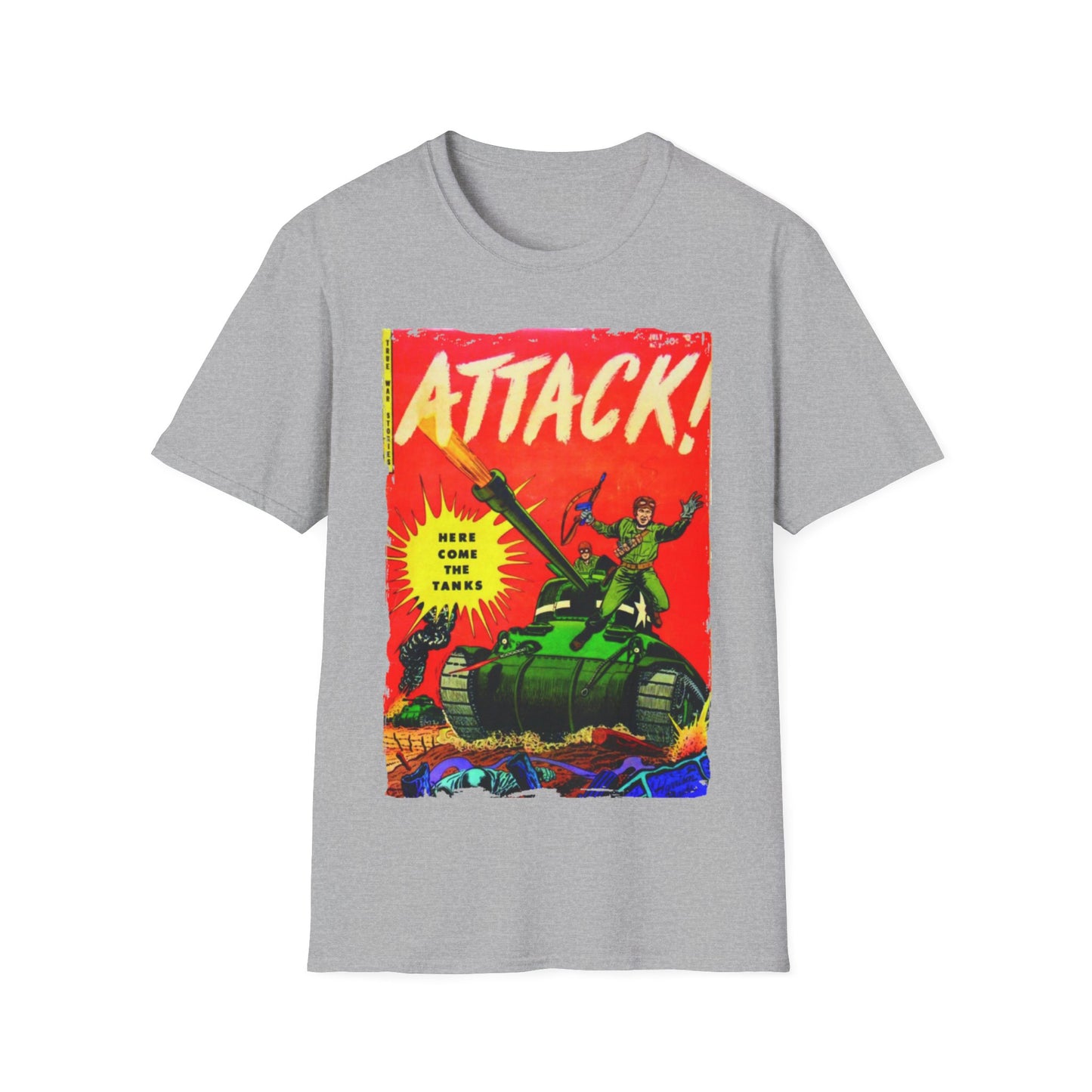 Attack! July 1952 - Unisex Softstyle T-Shirt