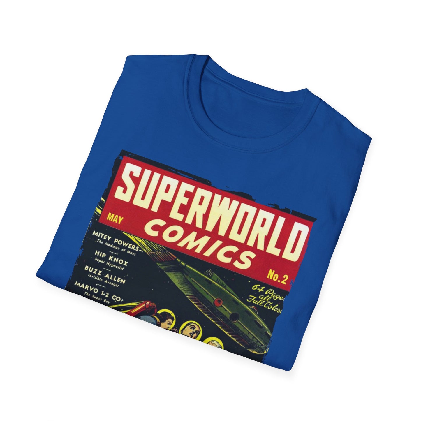 Superworld No.2 - Unisex Softstyle T-Shirt - Pacific Sky Games