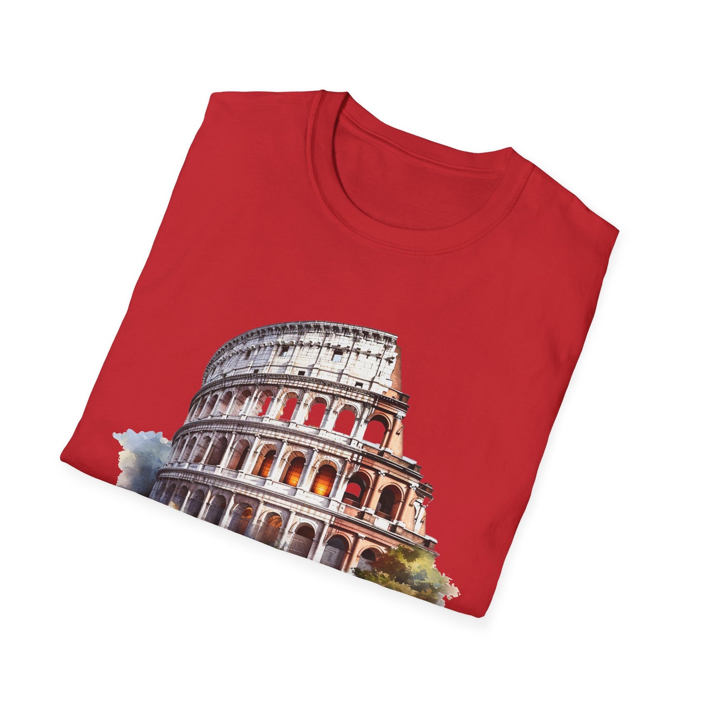 Ancient Bldg 1 - Unisex Softstyle T-Shirt