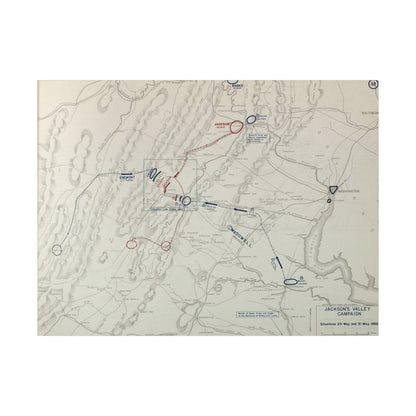 American Civil War Jackson's Valley Campaign - Situation 29 and 31 May 1862 - Pacific Sky Games