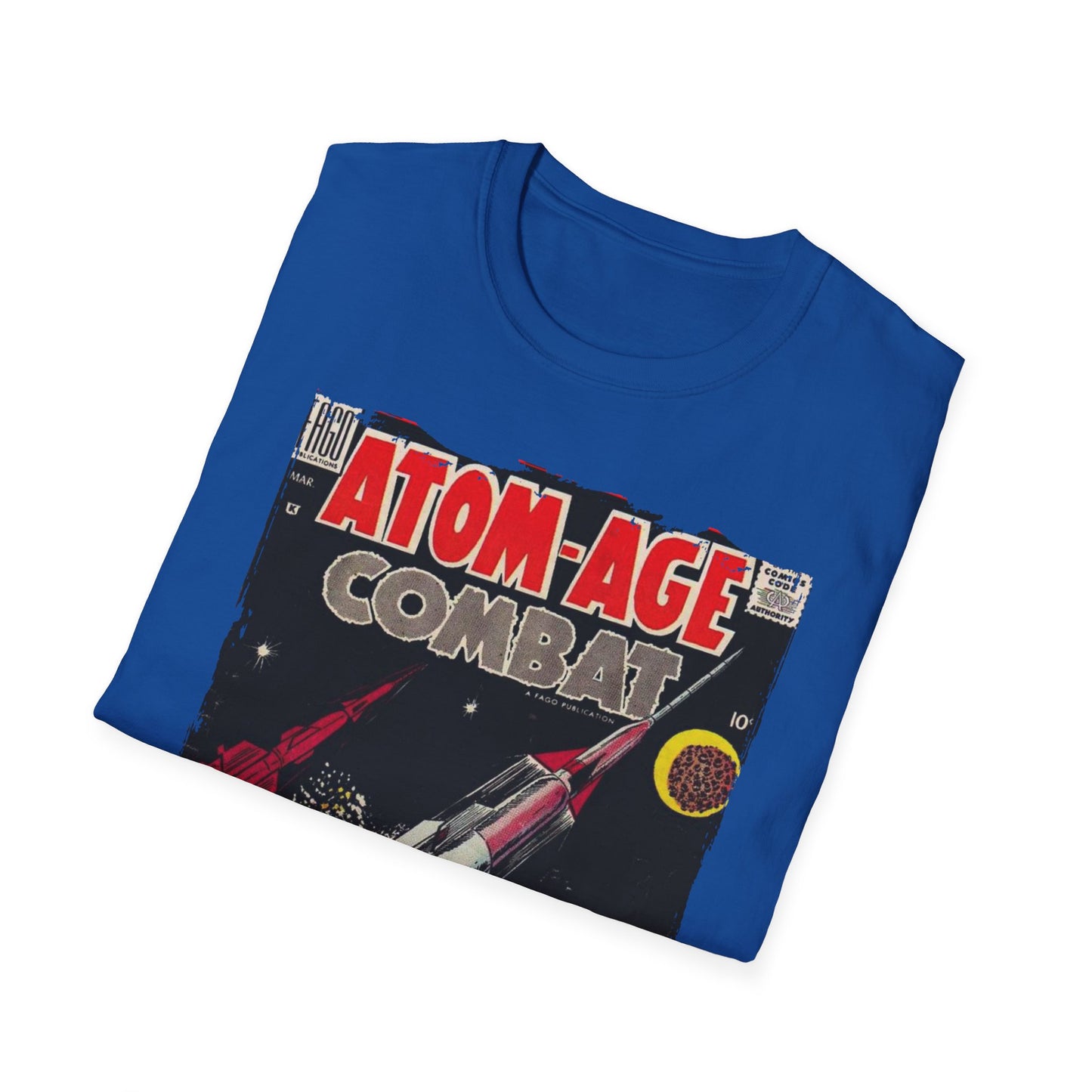 Atom-Age Combat No.3 - Unisex Softstyle T-Shirt