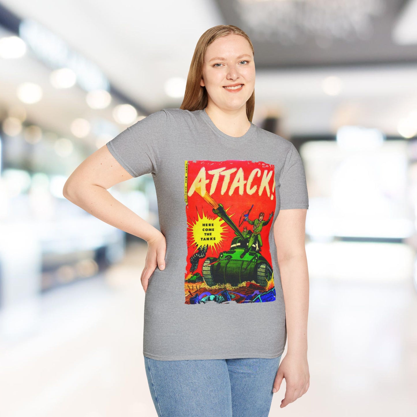 Attack! July 1952 - Unisex Softstyle T-Shirt