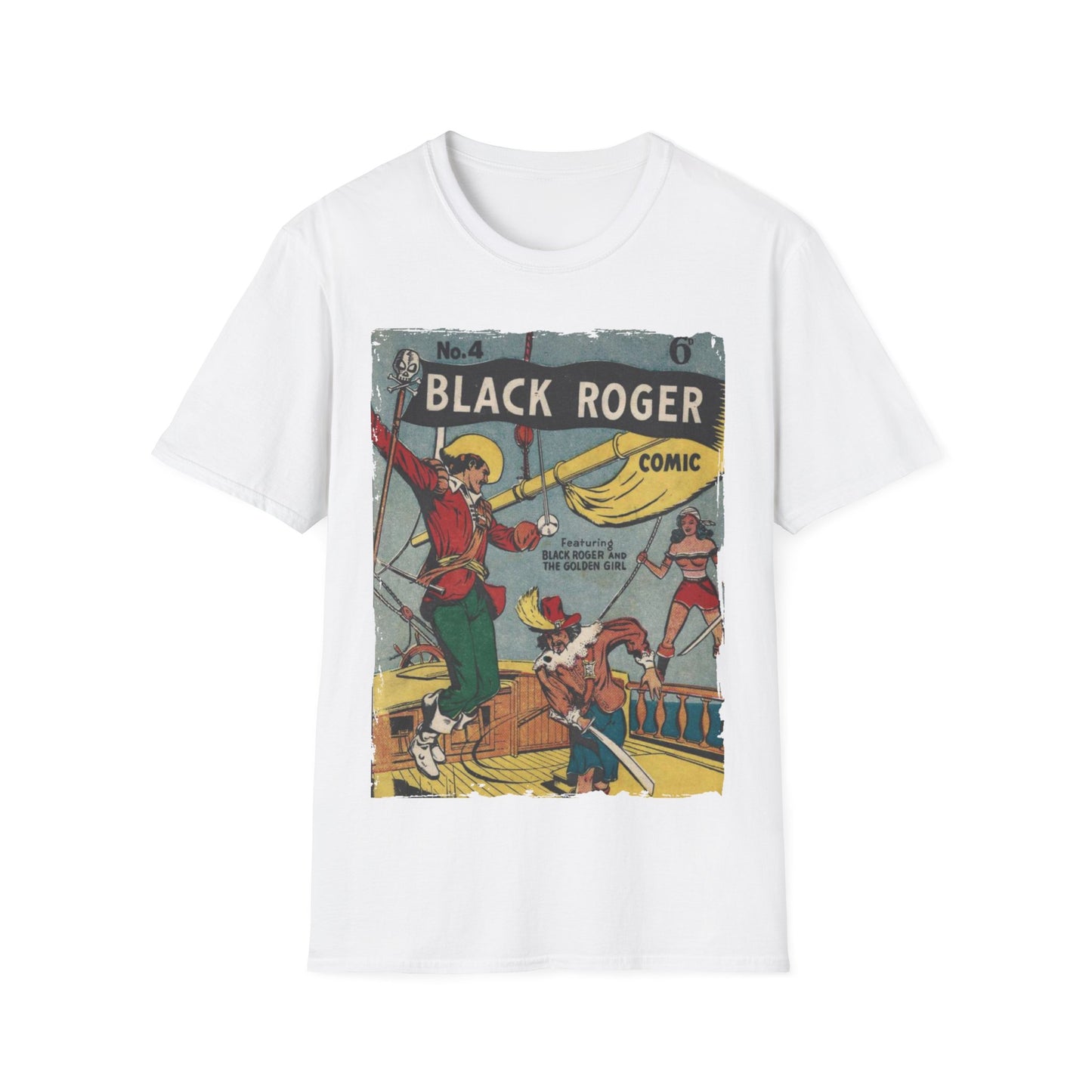 Black Roger No.4 1952 - Unisex Softstyle T-Shirt