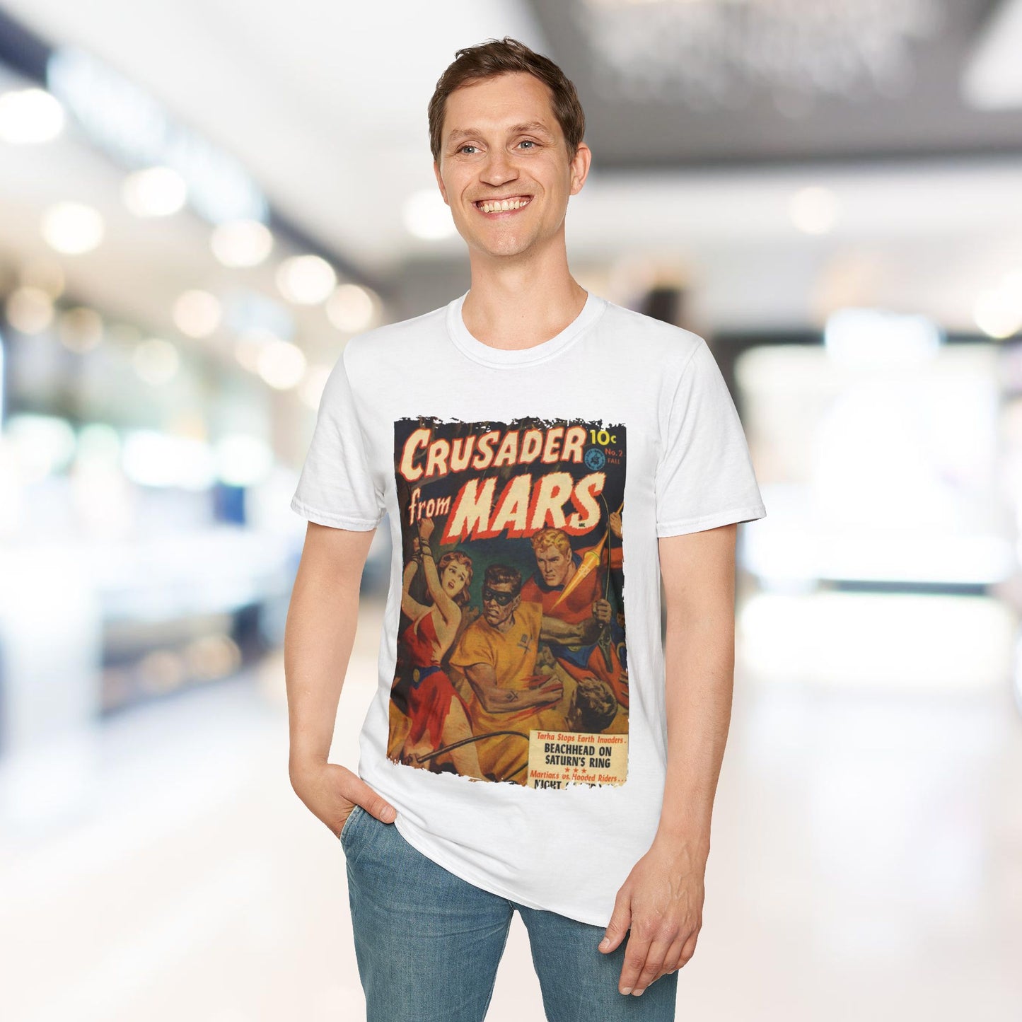 Crusader from Mars 2 - Unisex Softstyle T-Shirt