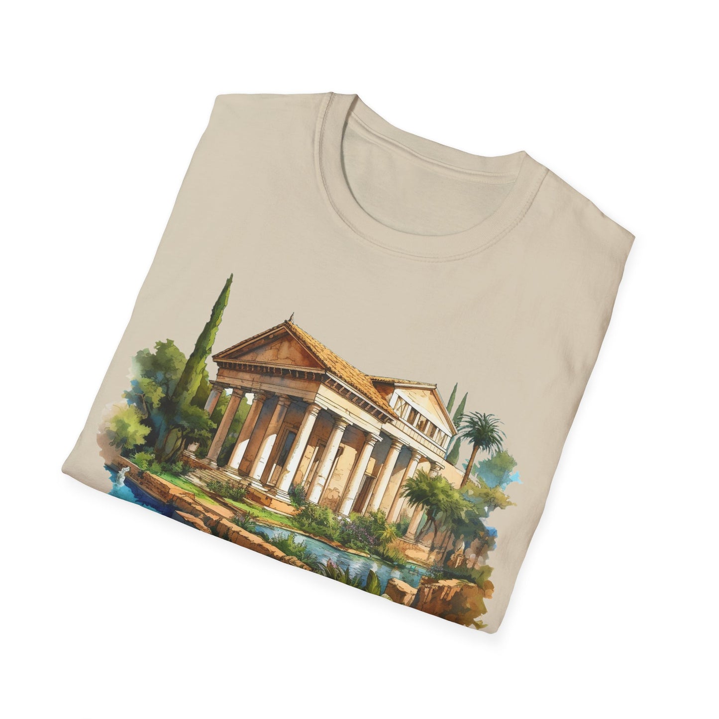 Ancient Bldg 3 - Unisex Softstyle T-Shirt