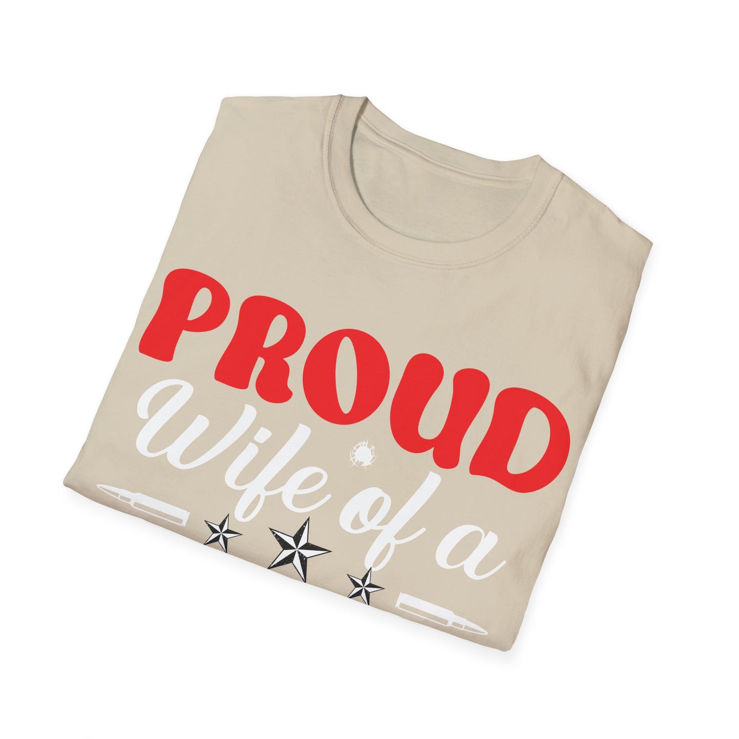 Proud Wife - Vietnam Veteran - Unisex Softstyle T-Shirt