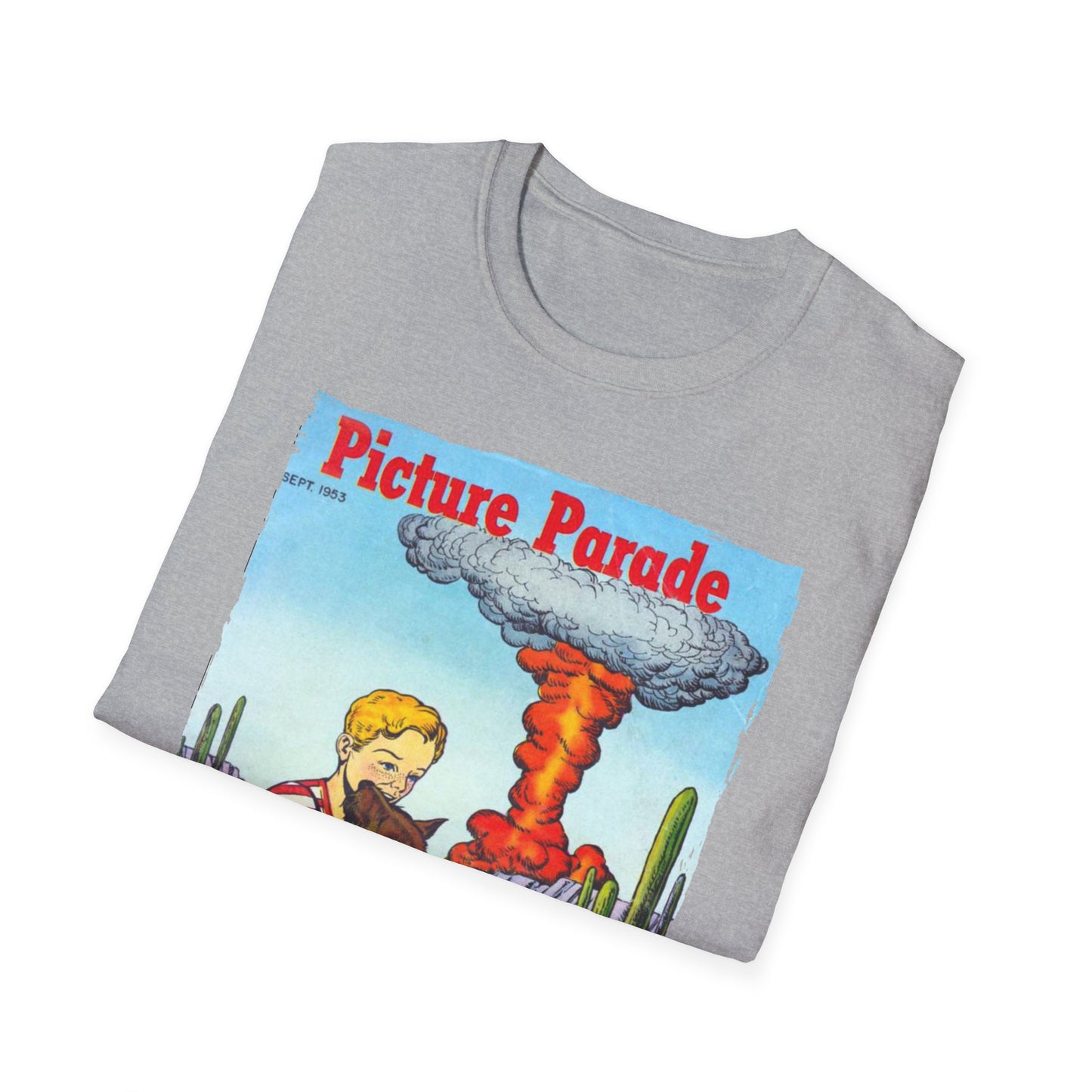 Picture Parade Sept 1953 - Unisex Softstyle T-Shirt