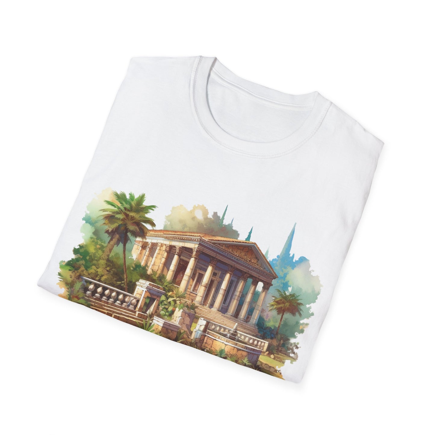 Ancient Bldg 5 - Unisex Softstyle T-Shirt