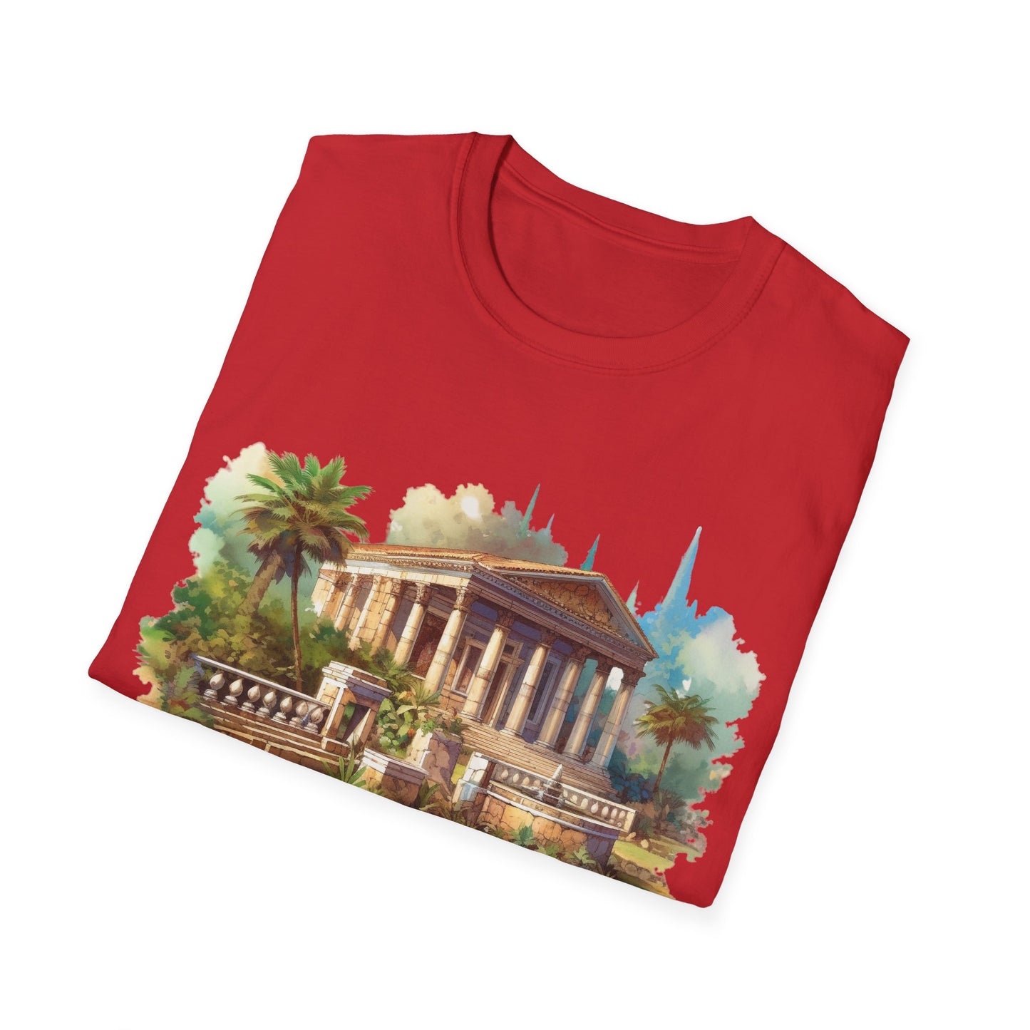 Ancient Bldg 5 - Unisex Softstyle T-Shirt