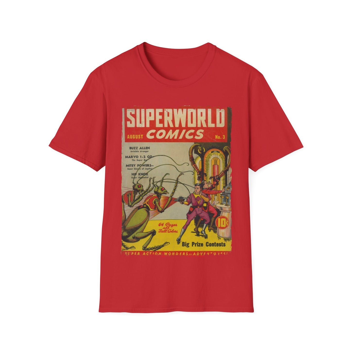 Superworld No.3 - Unisex Softstyle T-Shirt - Pacific Sky Games