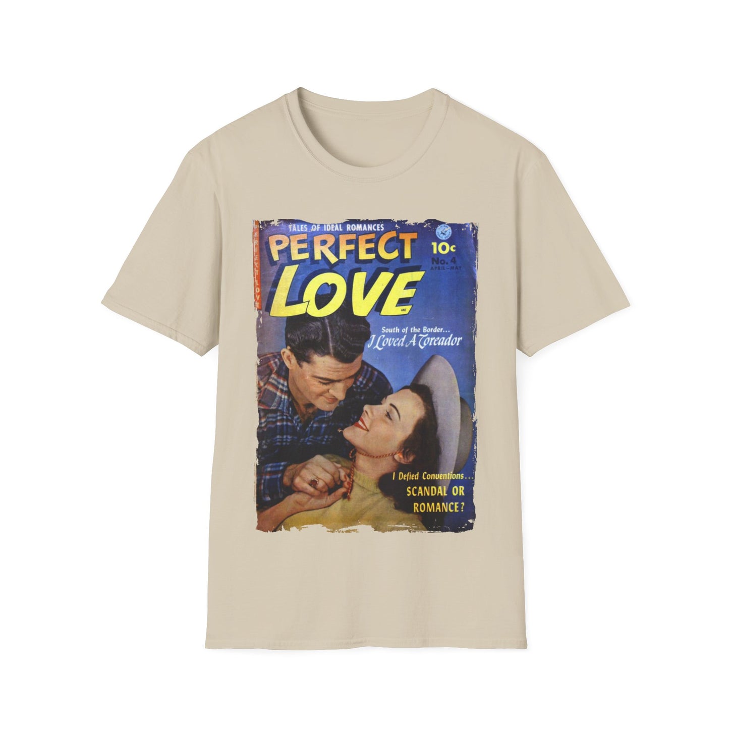 Perfect Love Apr 1952 - Unisex Softstyle T-Shirt - Pacific Sky Games