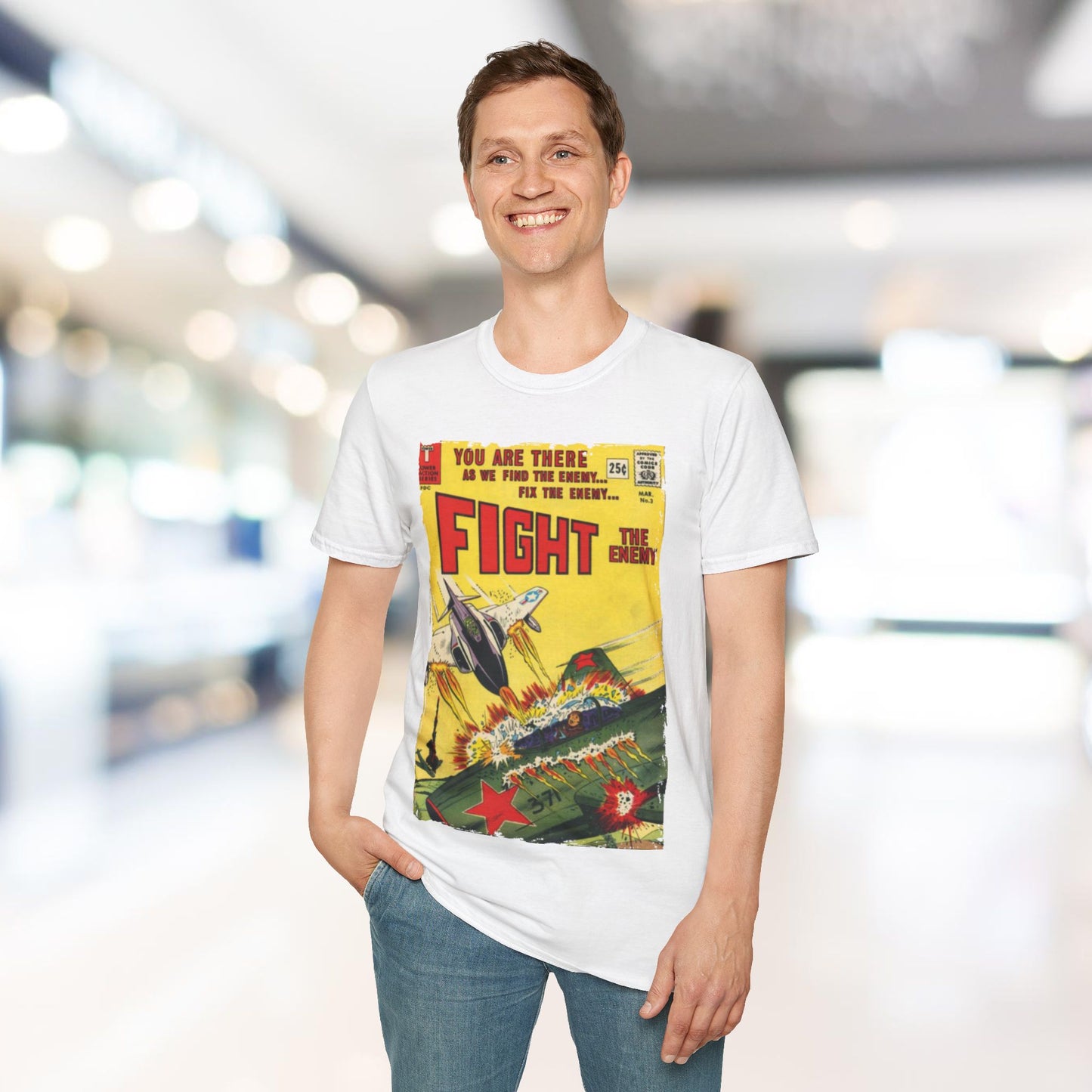 Fight The Enemy No.3 - Unisex Softstyle T-Shirt