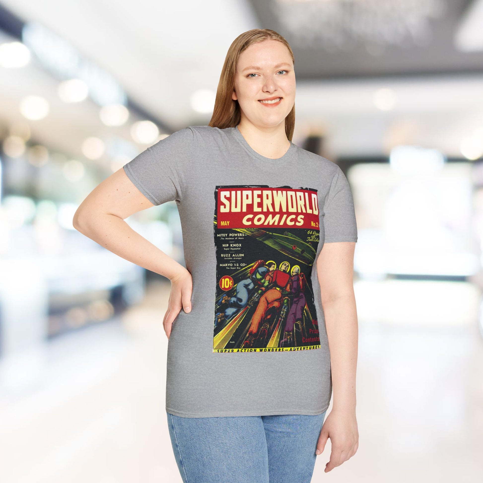 Superworld No.2 - Unisex Softstyle T-Shirt - Pacific Sky Games