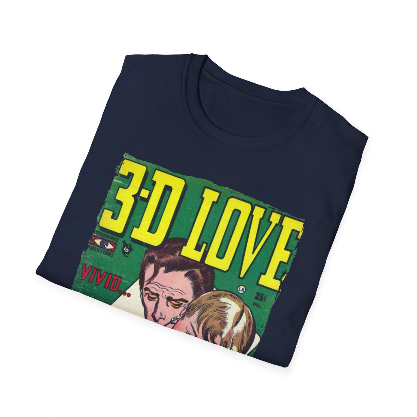 3-D Love - Unisex Softstyle T-Shirt