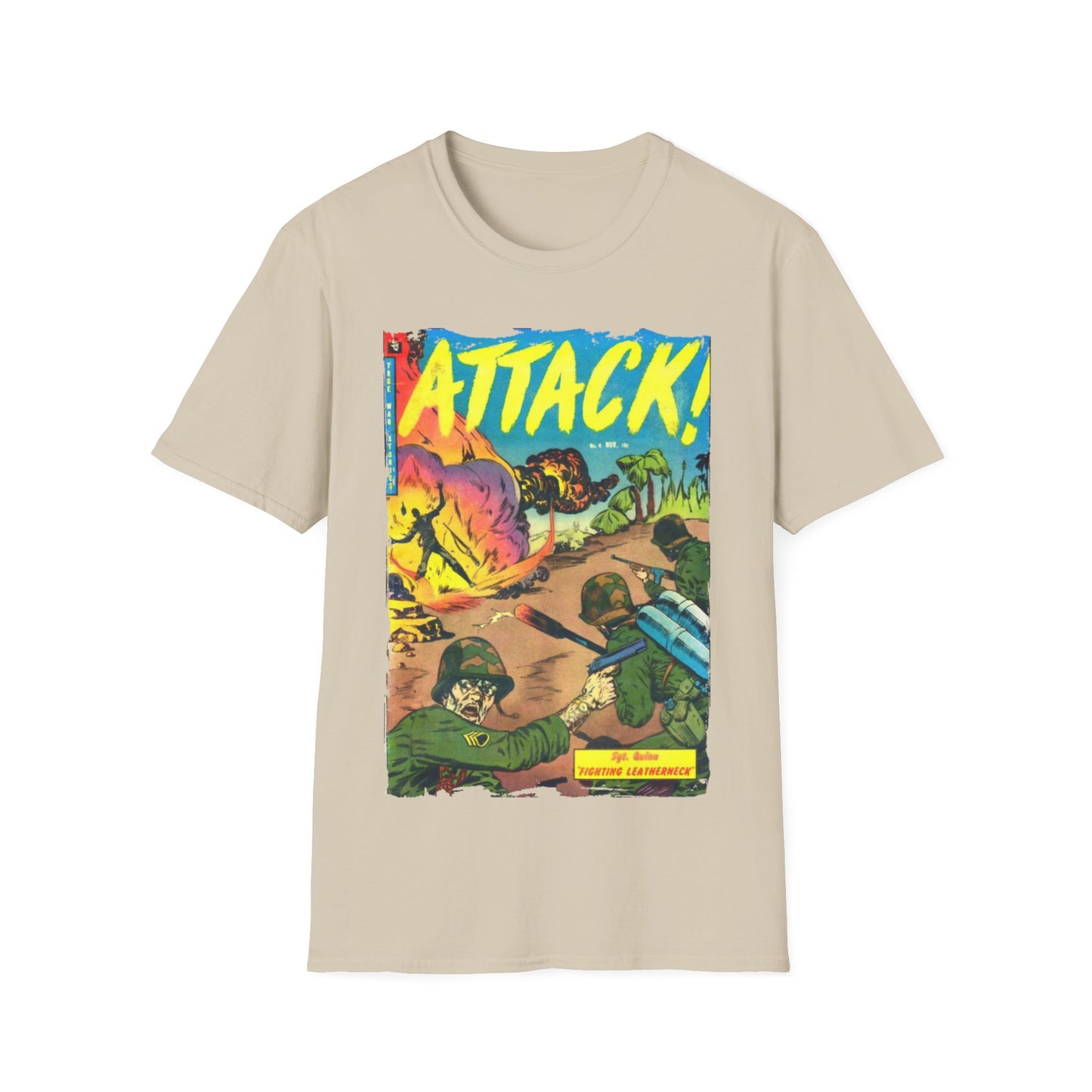 Attack! Nov 1952 - Unisex Softstyle T-Shirt