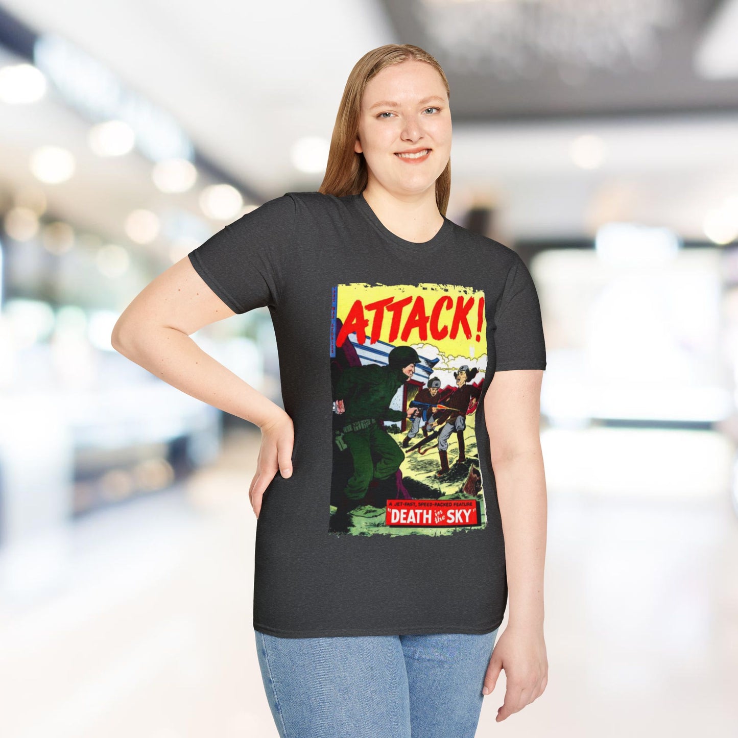 Attack! No. 7 - Unisex Softstyle T-Shirt - Pacific Sky Games