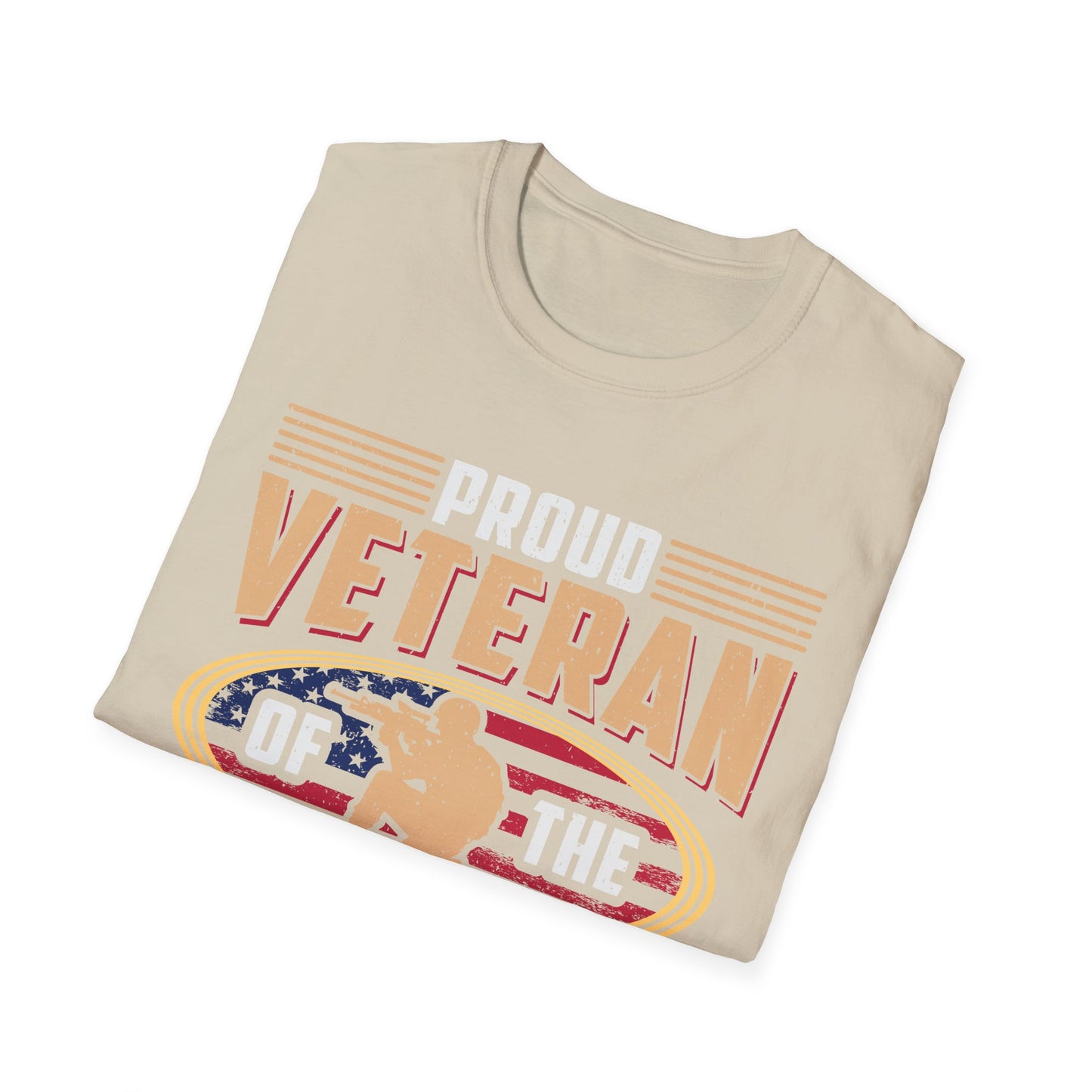 Proud Veteran - Army - Unisex Softstyle T-Shirt - Pacific Sky Games