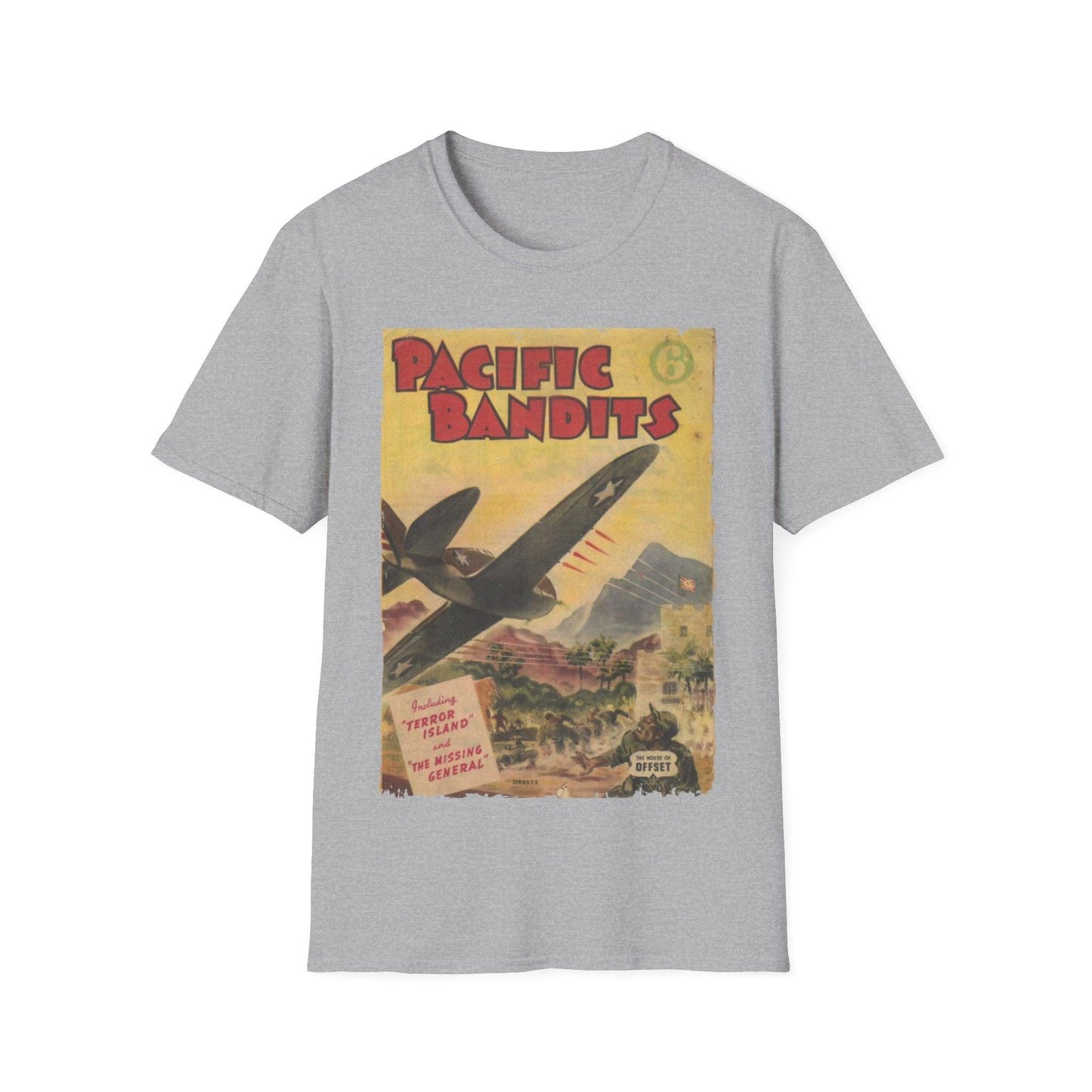 Pacific Bandits 1942 - Unisex Softstyle T-Shirt - Pacific Sky Games