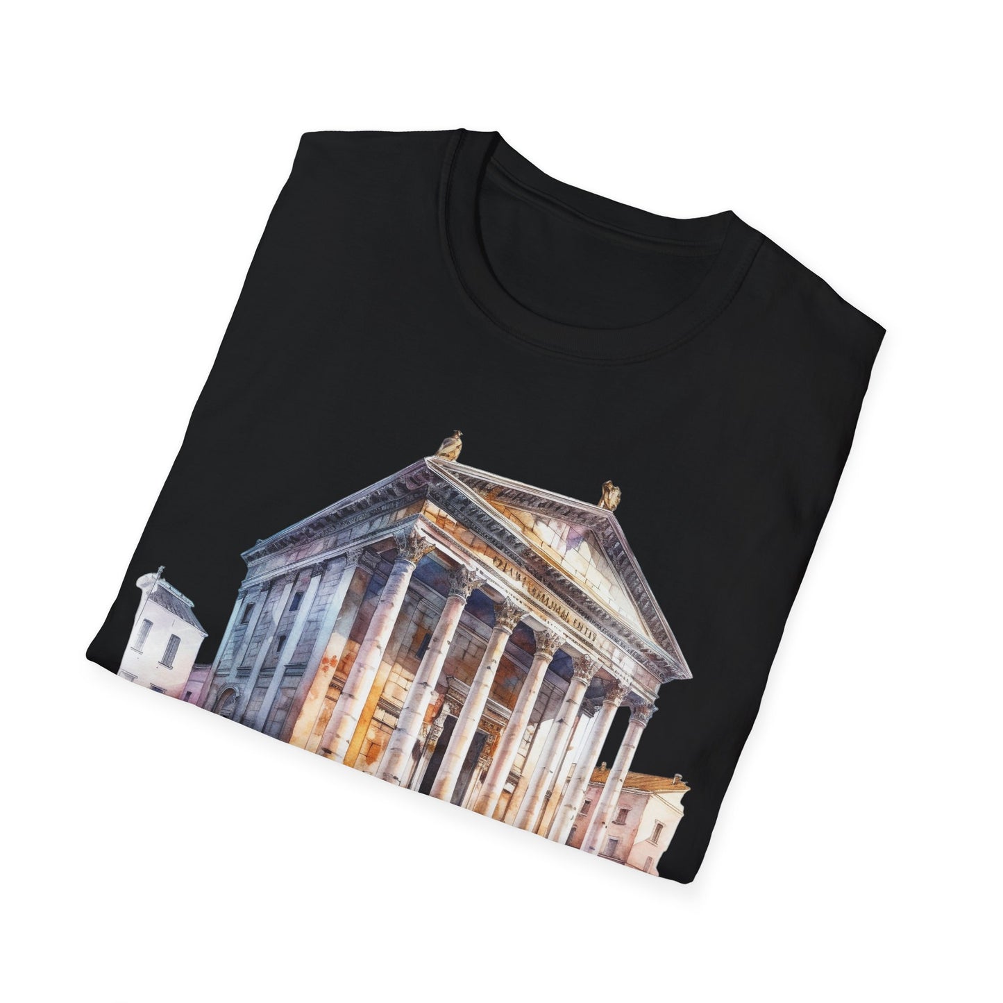 Ancient Bldg 2 - Unisex Softstyle T-Shirt