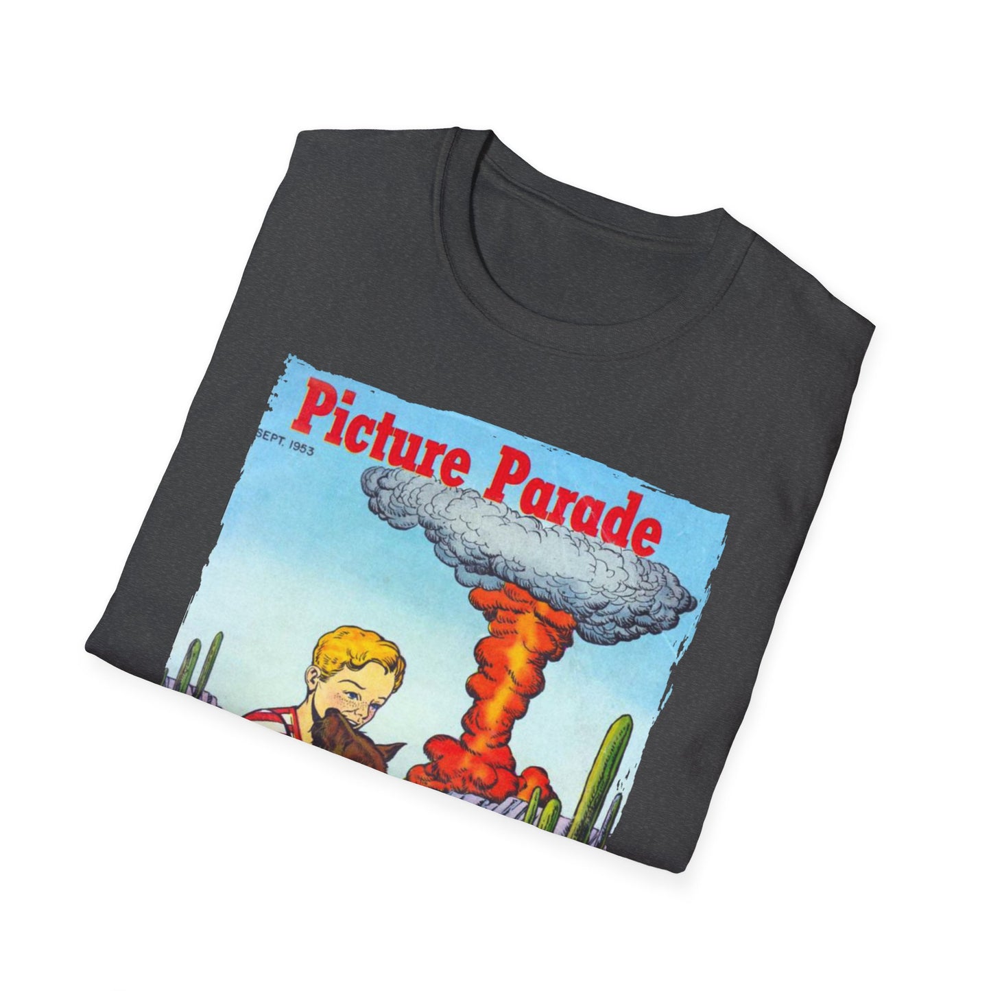 Picture Parade Sept 1953 - Unisex Softstyle T-Shirt