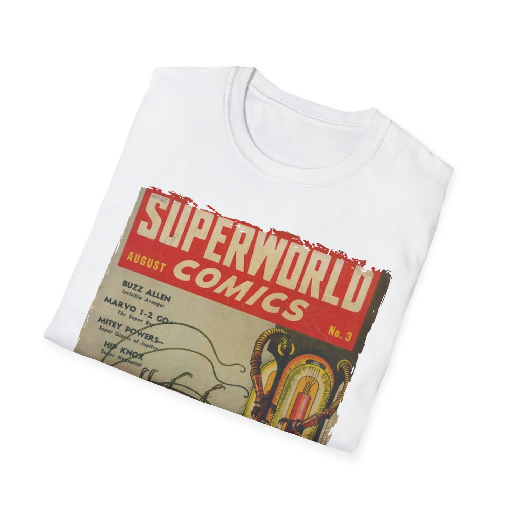 Superworld No.3 - Unisex Softstyle T-Shirt - Pacific Sky Games