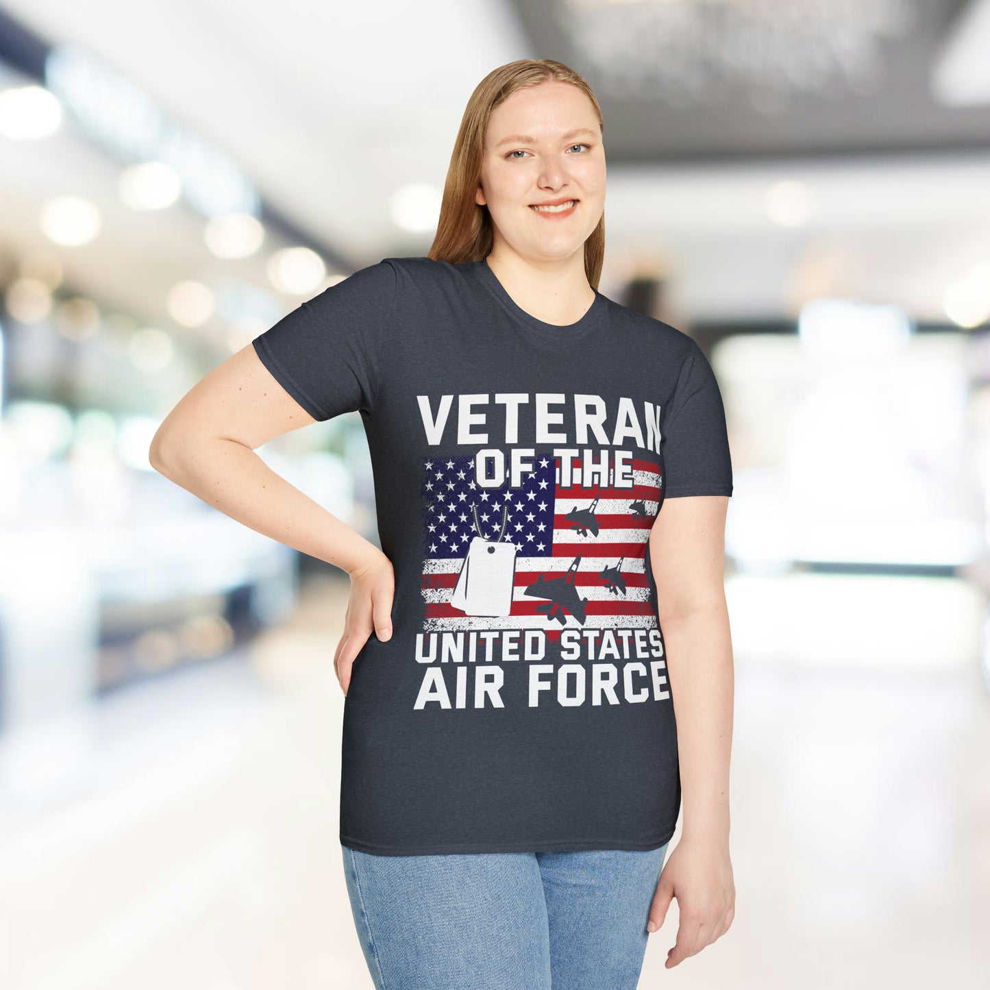 Veteran - Air Force - Unisex Softstyle T-Shirt