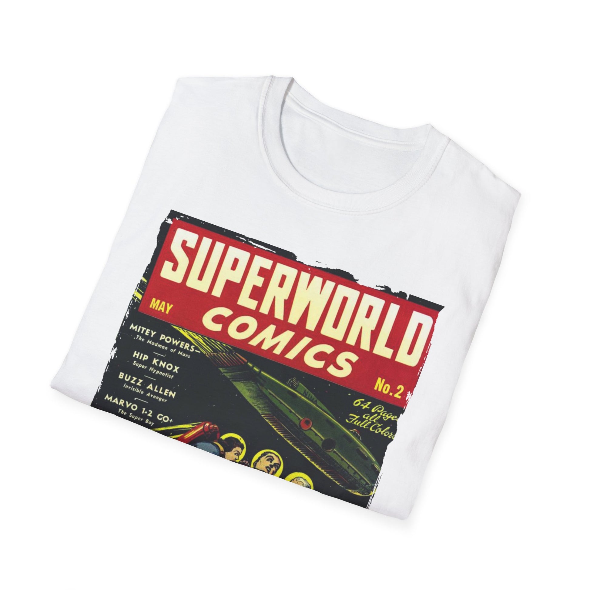 Superworld No.2 - Unisex Softstyle T-Shirt - Pacific Sky Games