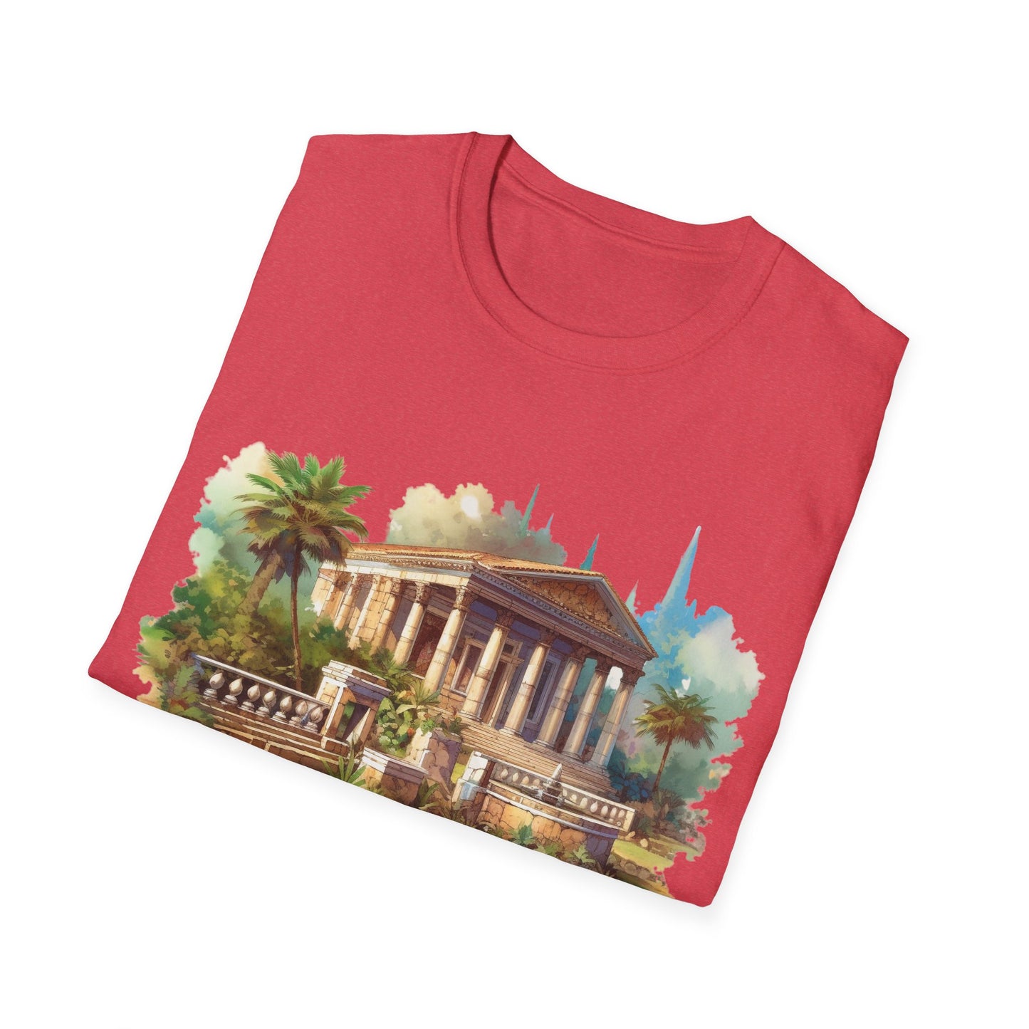 Ancient Bldg 5 - Unisex Softstyle T-Shirt