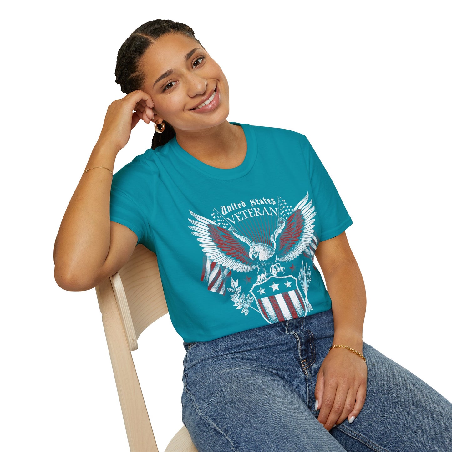 United States Veteran - Unisex Softstyle T-Shirt