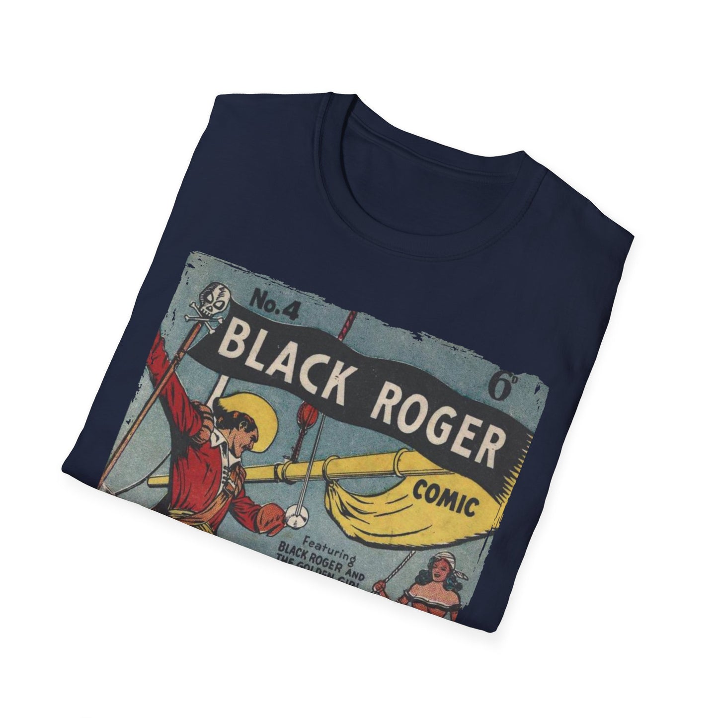 Black Roger No.4 1952 - Unisex Softstyle T-Shirt