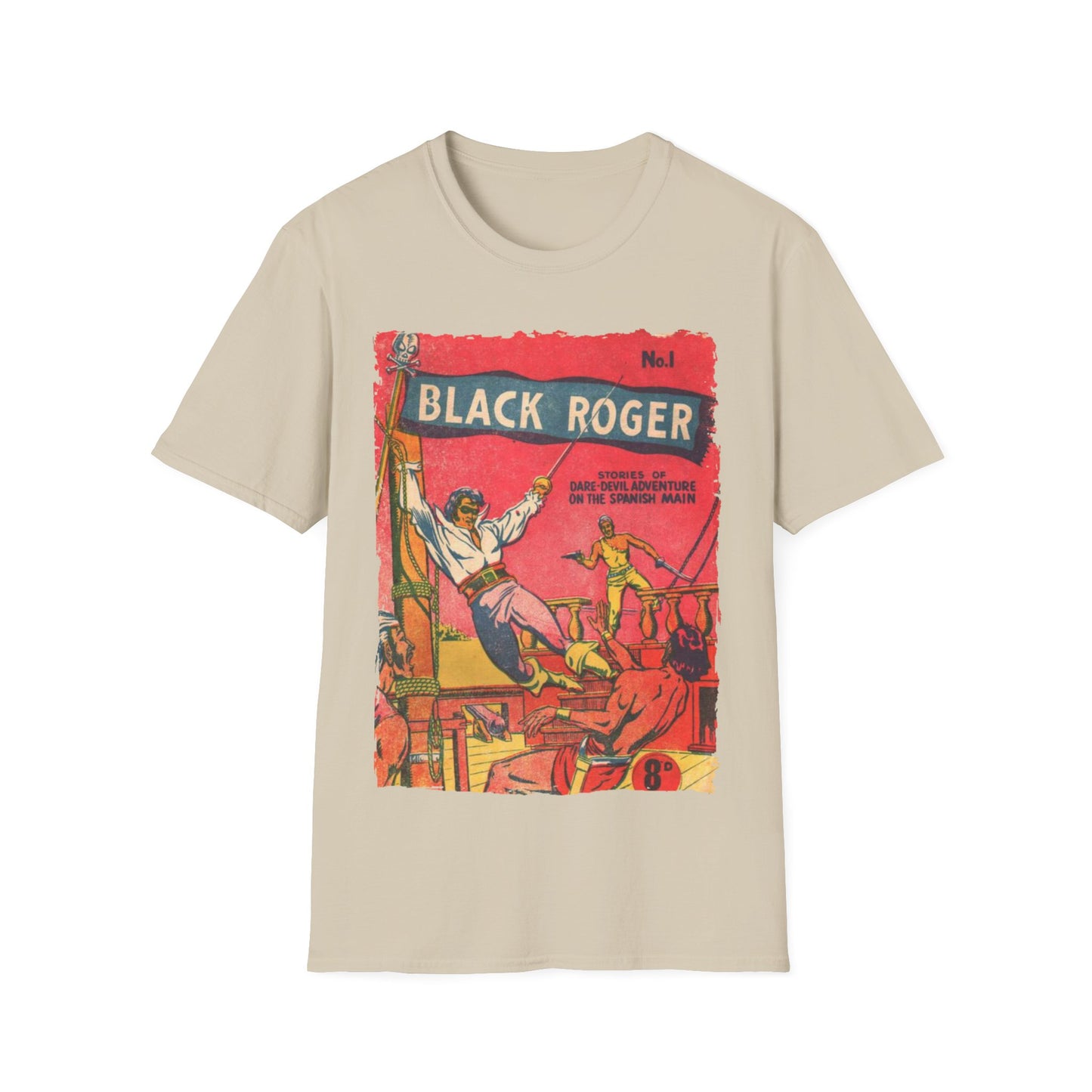 Black Roger No.1 1952 - Unisex Softstyle T-Shirt