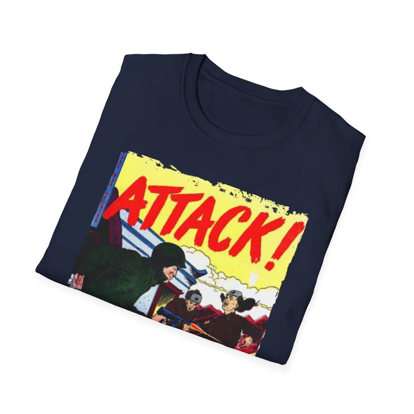 Attack! No. 7 - Unisex Softstyle T-Shirt - Pacific Sky Games