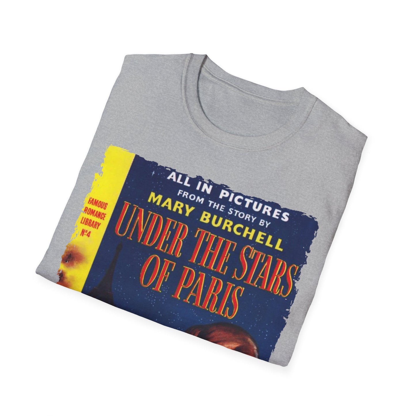 Famous Romance Library No.4 - Unisex Softstyle T-Shirt