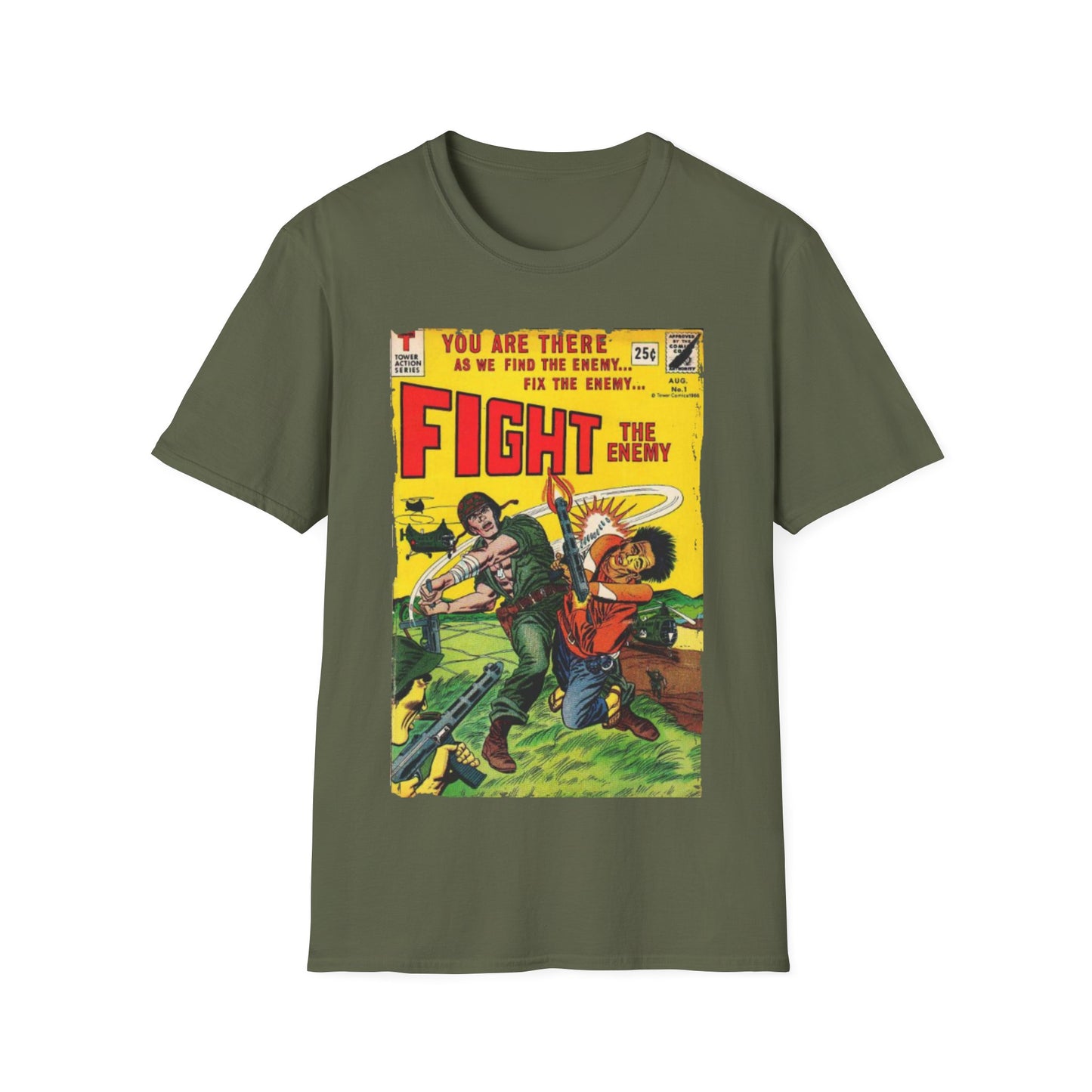 Fight The Enemy No.1 - Unisex Softstyle T-Shirt