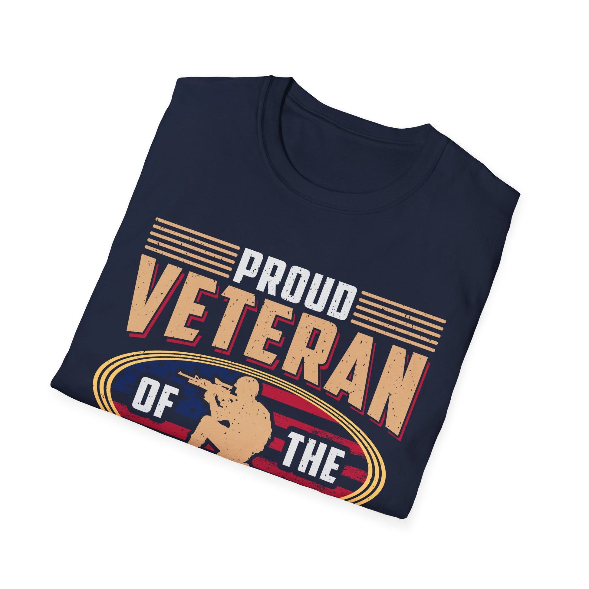 Proud Veteran - Army - Unisex Softstyle T-Shirt - Pacific Sky Games