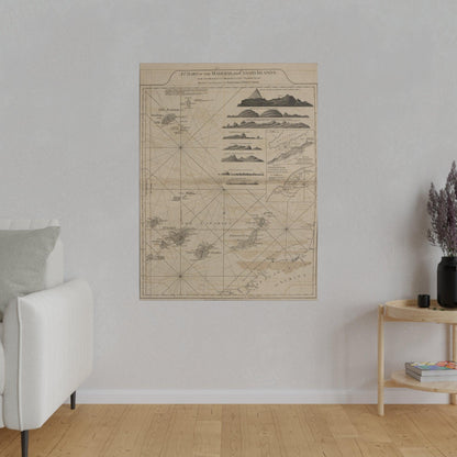 Chart of the Maderas and Canary Islands - Pacific Sky Games