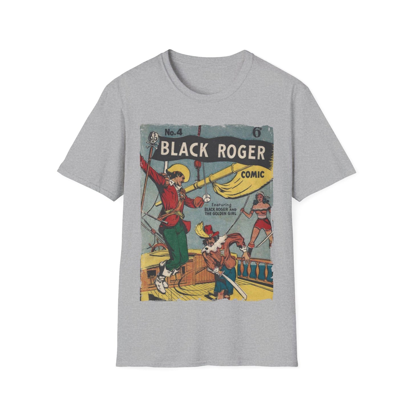 Black Roger No.4 1952 - Unisex Softstyle T-Shirt