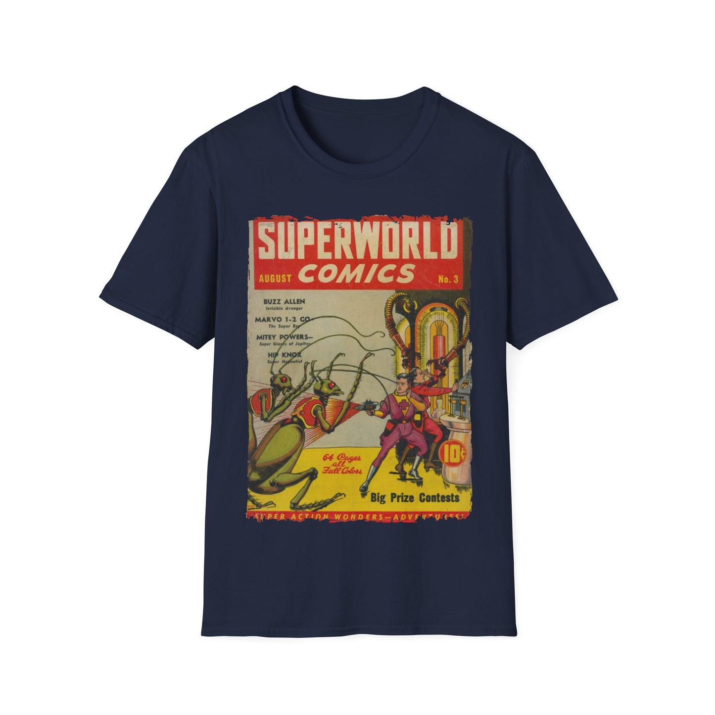 Superworld No.3 - Unisex Softstyle T-Shirt - Pacific Sky Games