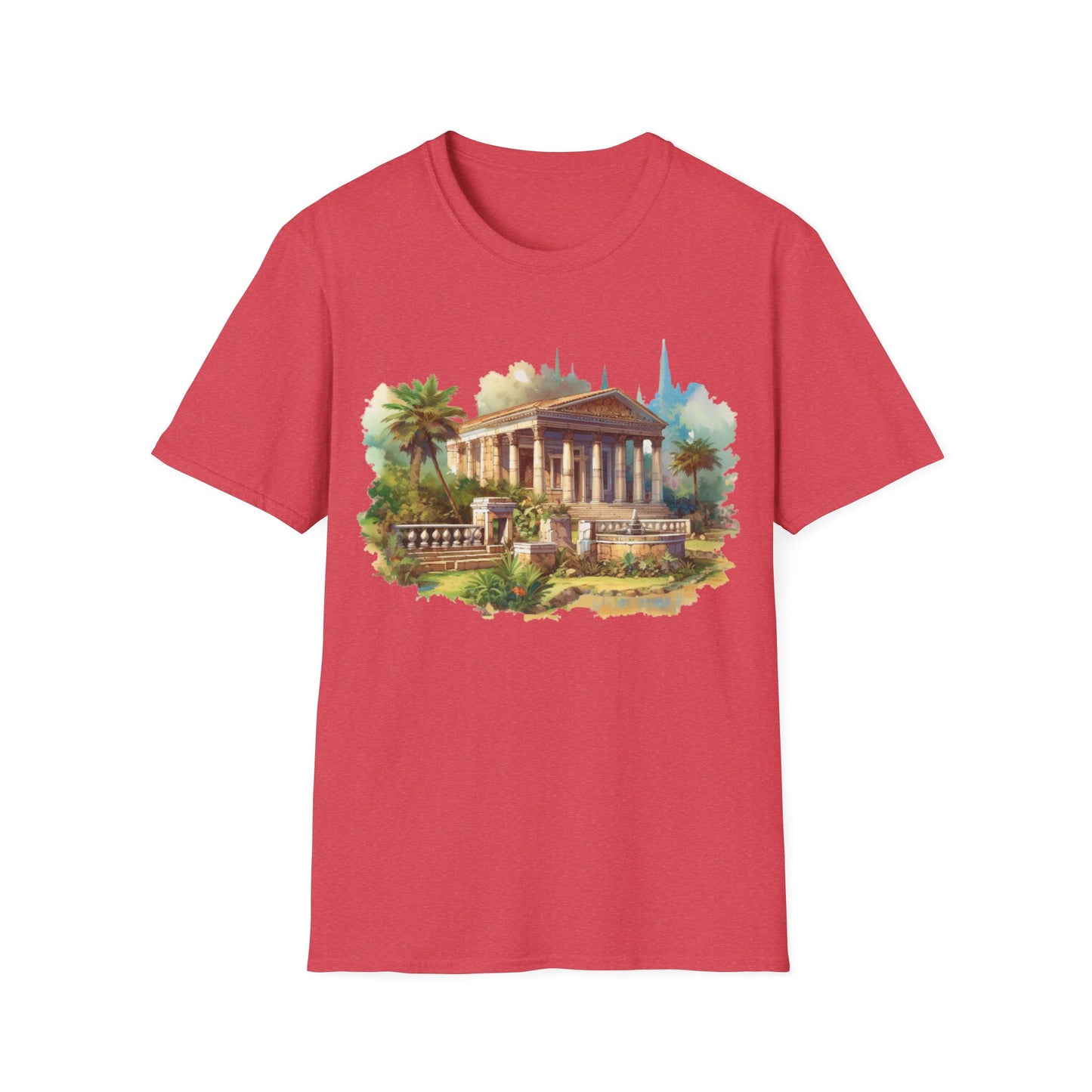 Ancient Bldg 5 - Unisex Softstyle T-Shirt